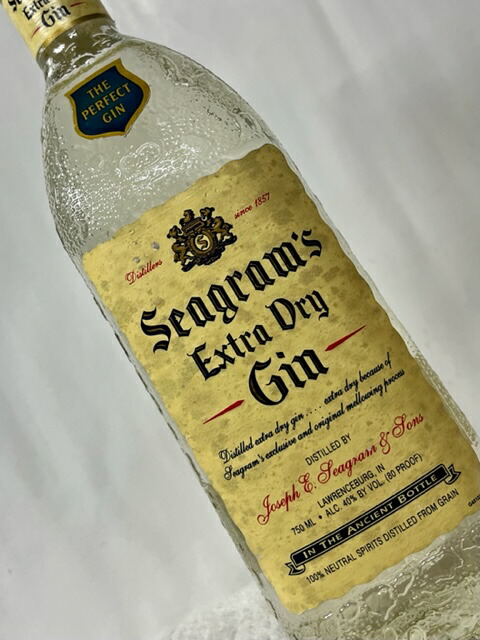 楽天市場】 (希少・旧ラベル・古酒)シーグラムジン 40度 750ml