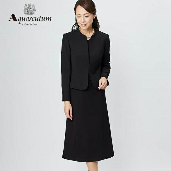 楽天市場】アクアスキュータムブラックフォーマル アンサンブル