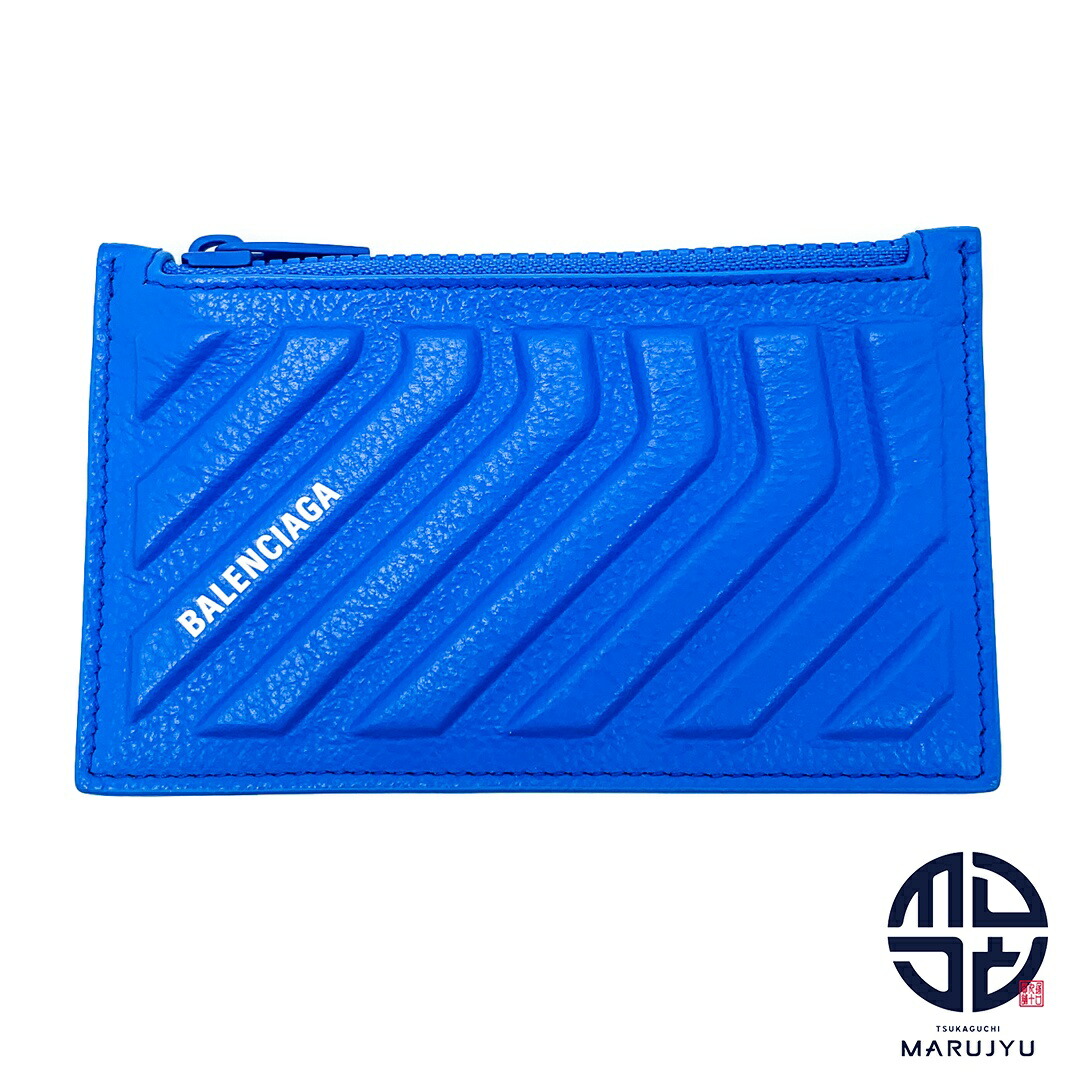 楽天市場】BALENCIAGA バレンシアガ ブルー 青 カードケース 663714