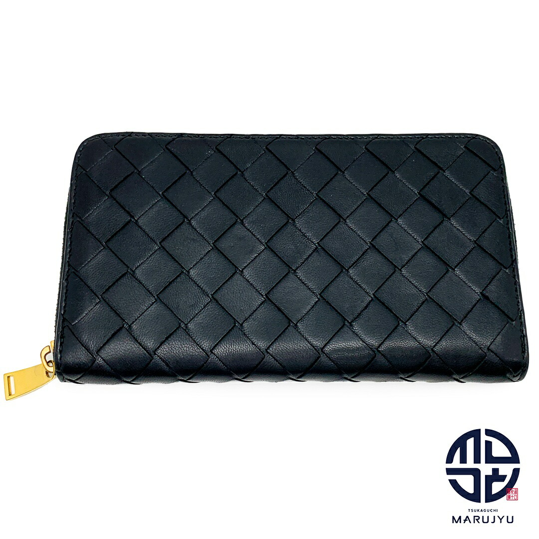 楽天市場】BOTTEGA VENETA ボッテガヴェネタ 黒 ブラック ゴールド金具