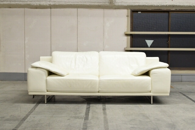 楽天市場】IDC大塚家具 Domicil 本革 2人掛けソファ 2P 2シーター