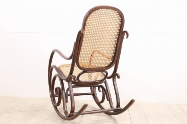 楽天市場】THONET「＃7028」ロッキングチェア ラタン 籐 曲げ木 ベント