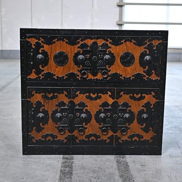 楽天市場】和家具 船箪笥 欅材 からくり 収納 タンス 小抽斗 引き出し