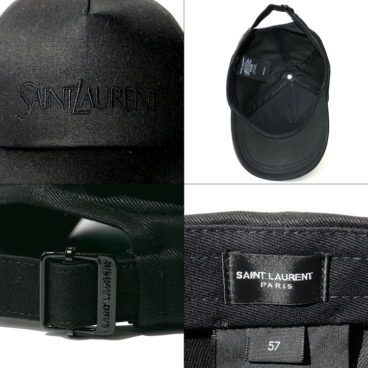 楽天市場】【純正紙袋付】SAINT LAURENT サンローラン キャップ 帽子