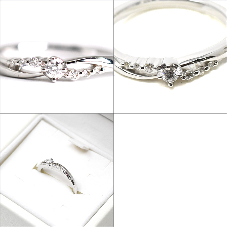 楽天市場】4℃ ヨンドシー 指輪 リング ピンクゴールド ホワイト