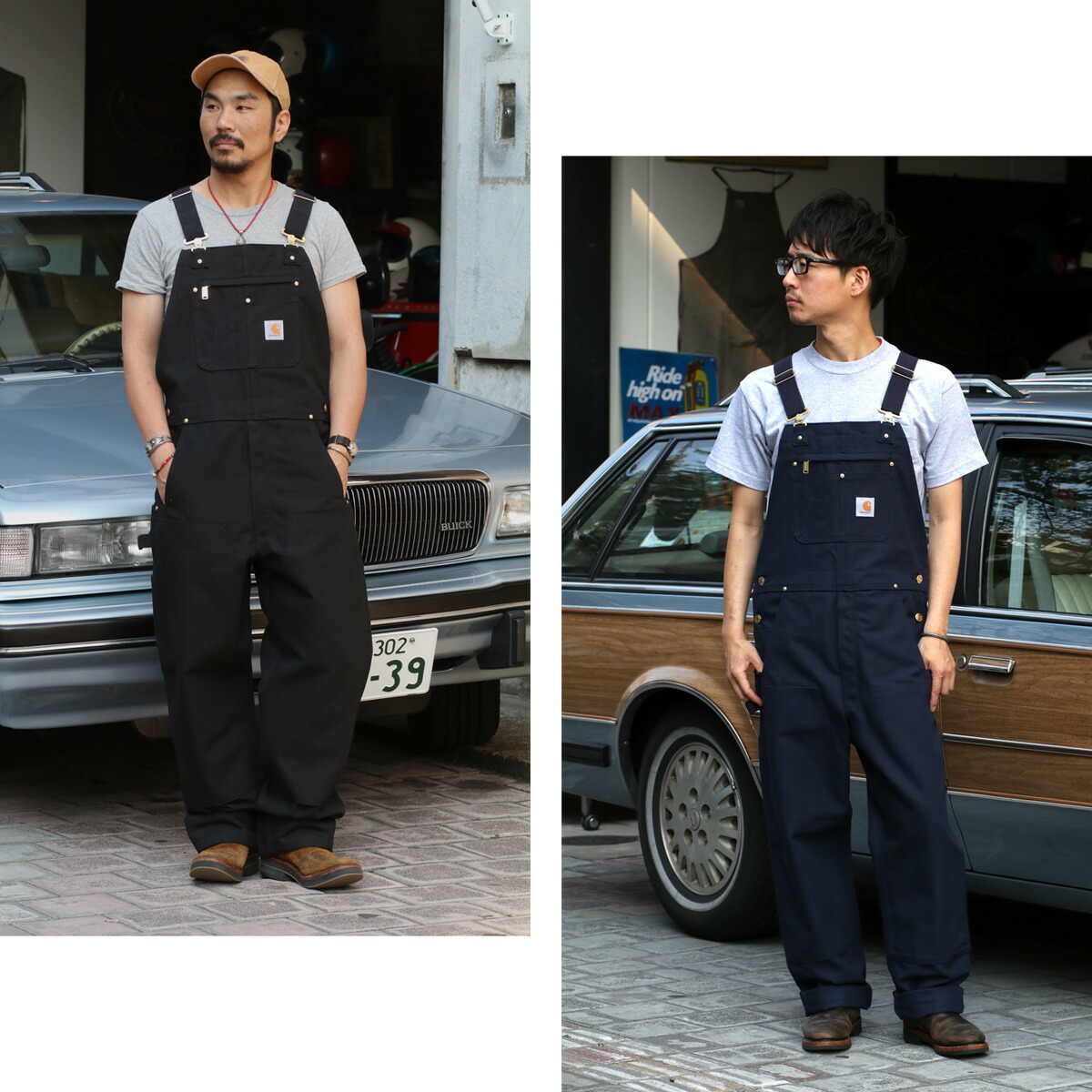 楽天市場】Carhartt カーハート オーバーオール レングス32 ダブルニー