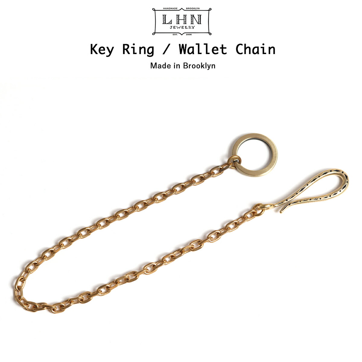 楽天市場】LHN Jewelry Chain Key RING ウォレットチェーン Handmade