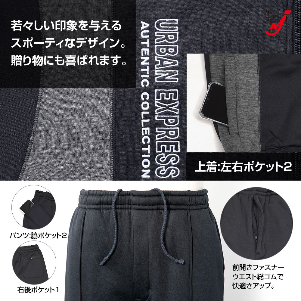 楽天市場】ぐっすり快眠 裏起毛 ホームスーツ 2色組 C901500 パジャマ