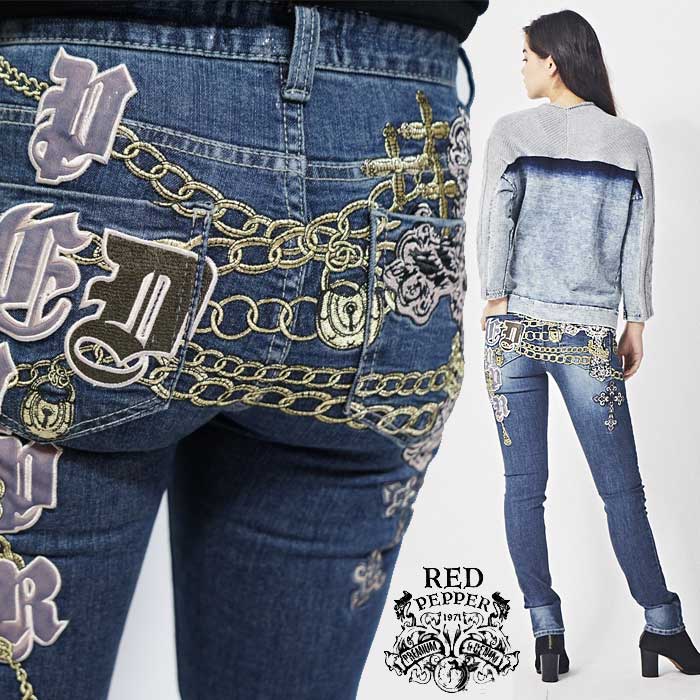 楽天市場】RED PEPPER[レッドペッパー] レディース チェーンモチーフ