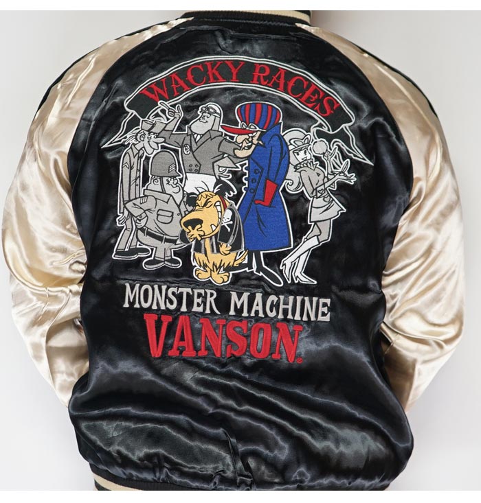 楽天市場】VANSON バンソン リバーシブル スカジャン ワッキーレース