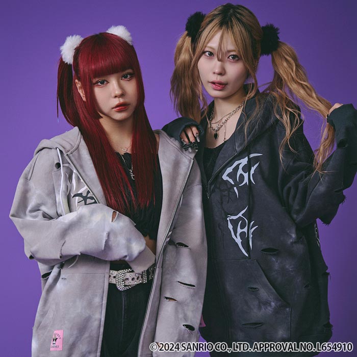 楽天市場】GALFY ガルフィー クロミ コラボ 裏毛パーカー メンズ