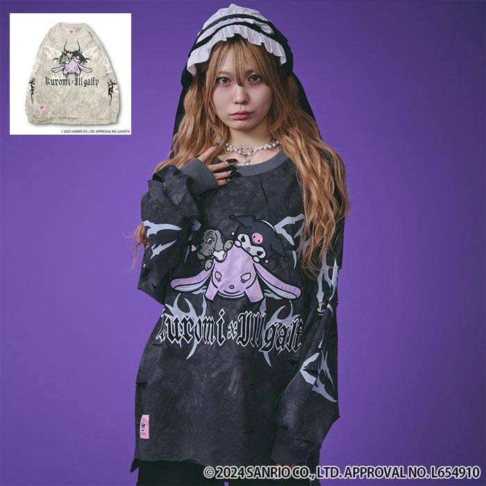 楽天市場】GALFY ガルフィー クロミ コラボ ロンT ロング Tシャツ 長袖