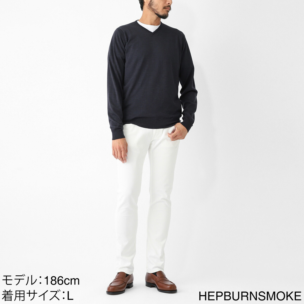 楽天市場】ジョンスメドレー JOHN SMEDLEY Vネック ニット メンズ