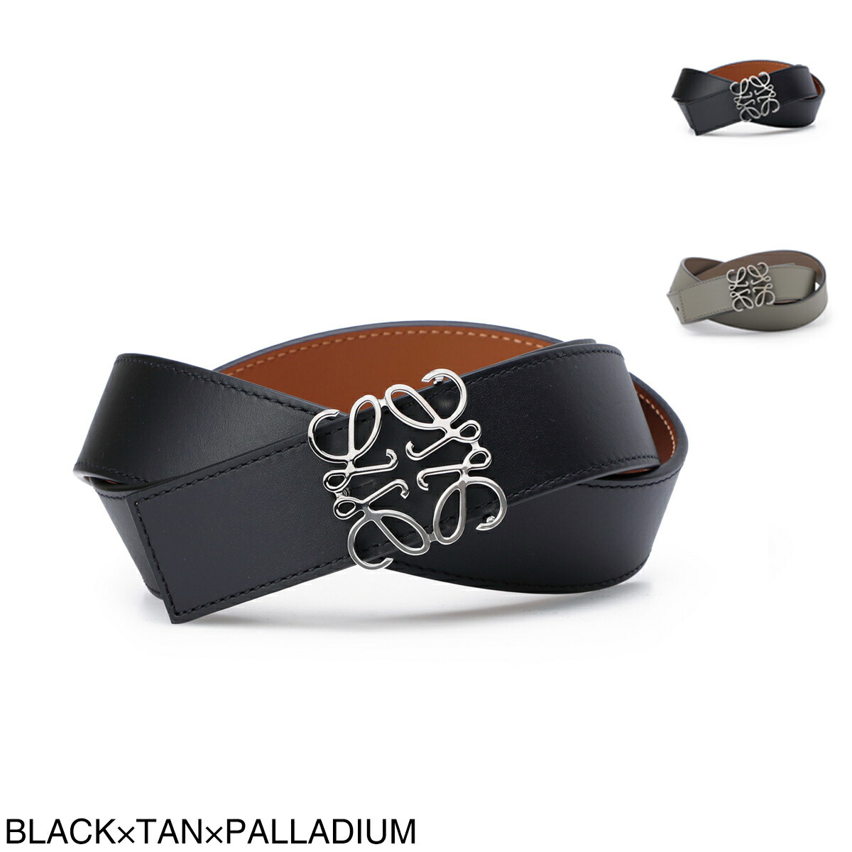 楽天市場】ロエベ LOEWE リバーシブルベルト レディース e619z20x03