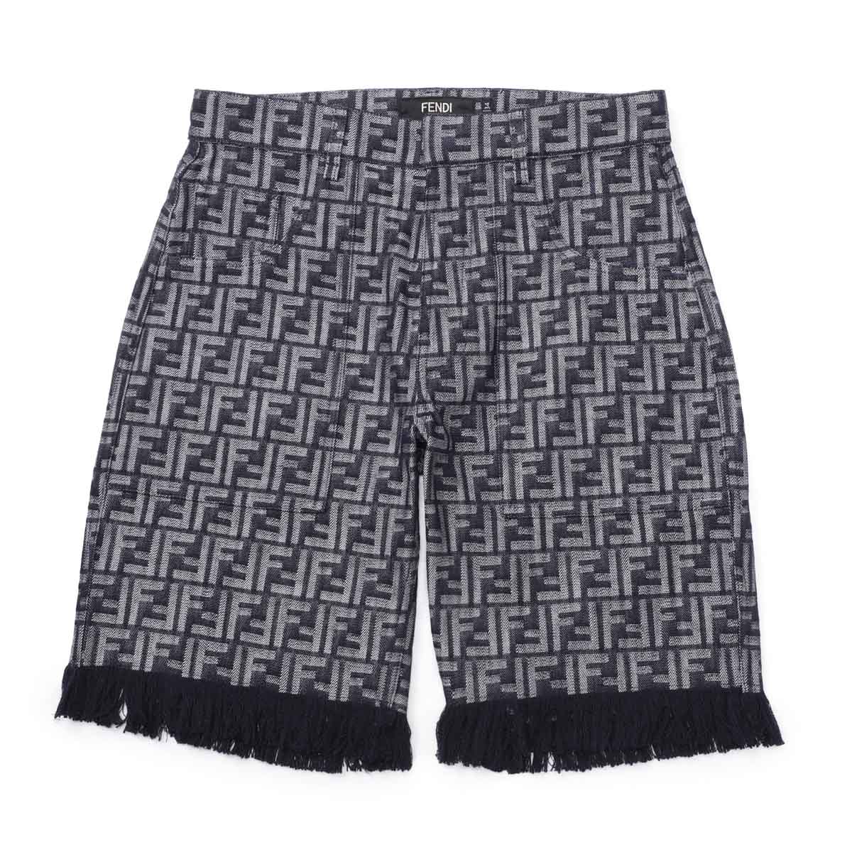 楽天市場】フェンディ FENDI ショートパンツ バミューダパンツ ブルー