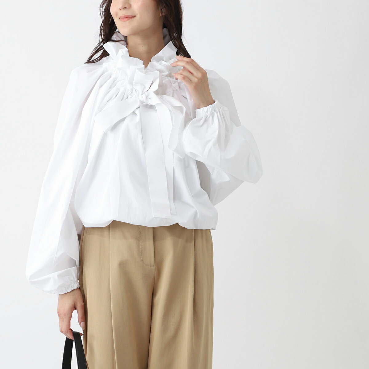 楽天市場】パトゥ Patou ブラウス ホワイト レディース to0170017 001w