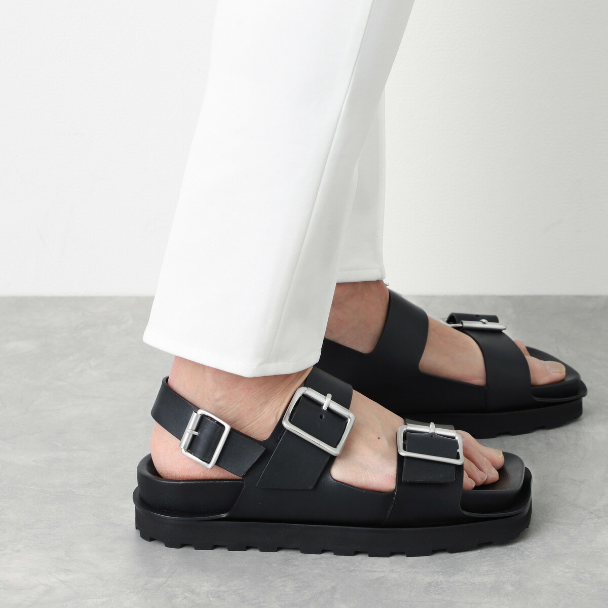 楽天市場】ジルサンダー JIL SANDER サンダル ブラック メンズ 大きい