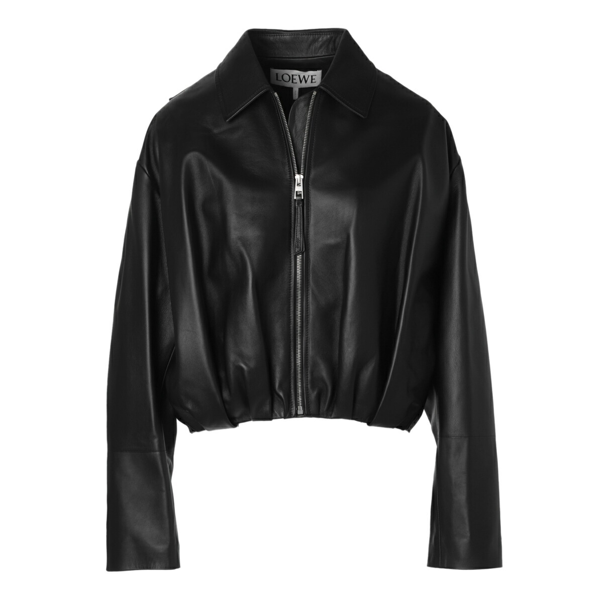 楽天市場】ロエベ LOEWE レザージャケット ブラック レディース