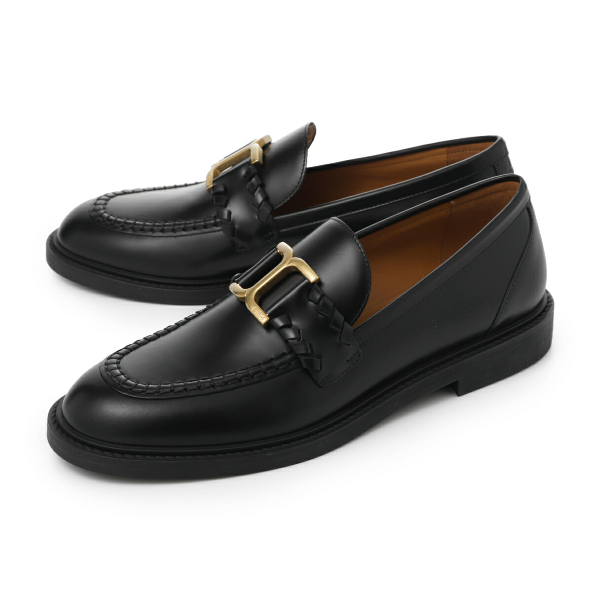 楽天市場】クロエ Chloe ローファー ブラック レディース chc23a911ey