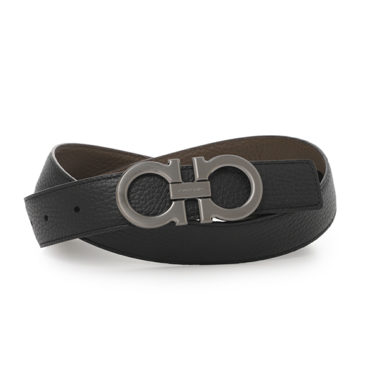 楽天市場】フェラガモ FERRAGAMO リバーシブルベルト ブラック メンズ