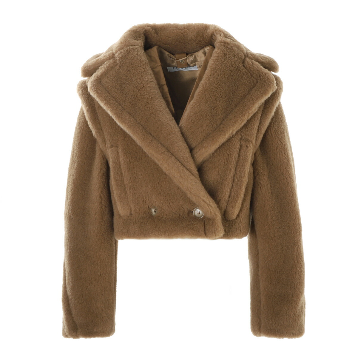 Max Mara リバーシブルショートジャケット テディベア L 2way Max Mara