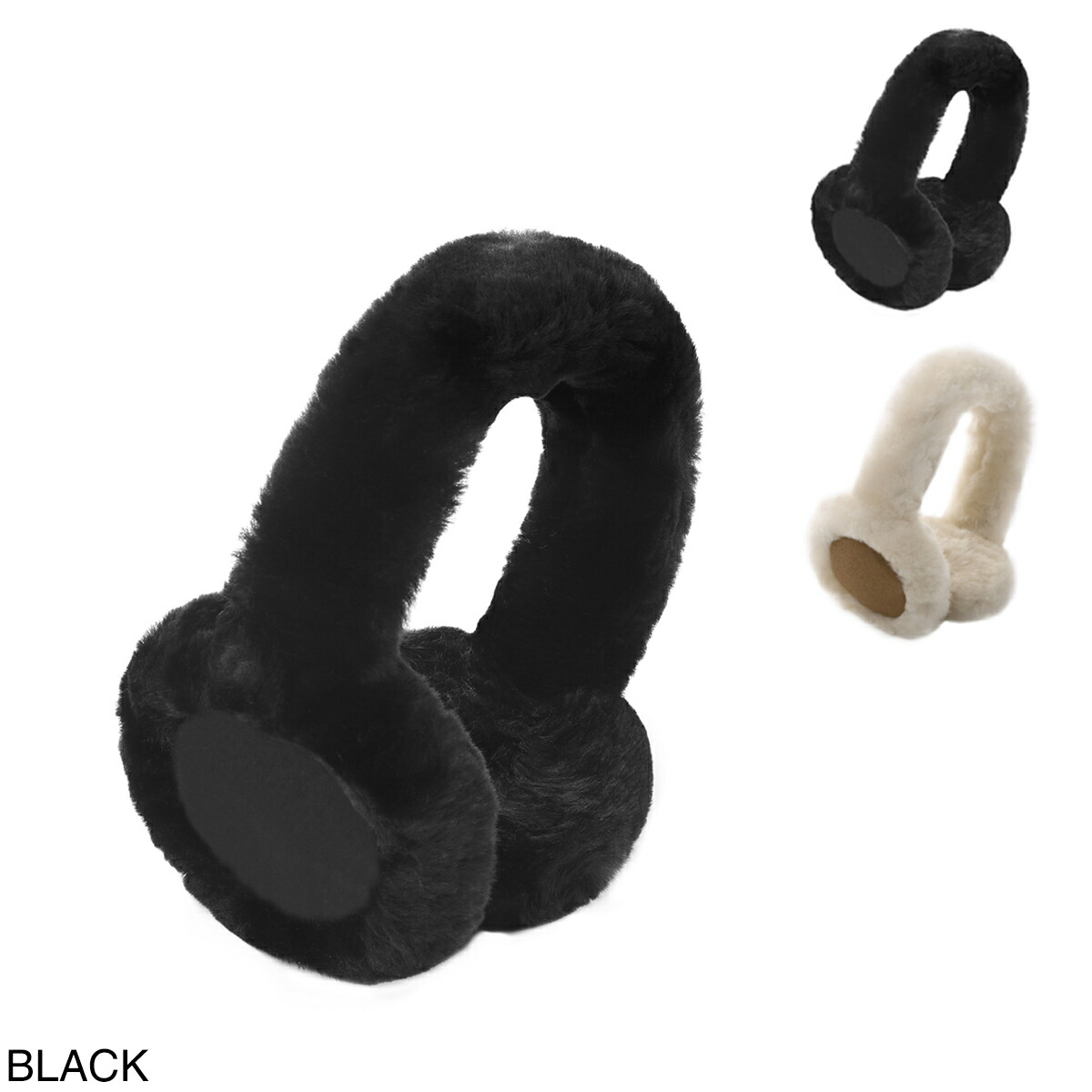 楽天市場】UGG Australia イヤーマフ レディース 103267 blk SHEEPSKIN
