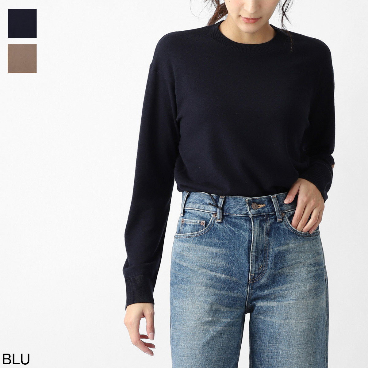 楽天市場】エスマックスマーラ S Max Mara クルーネックニット