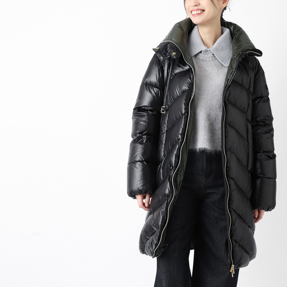 楽天市場】タトラス TATRAS ダウンジャケット ブラック レディース