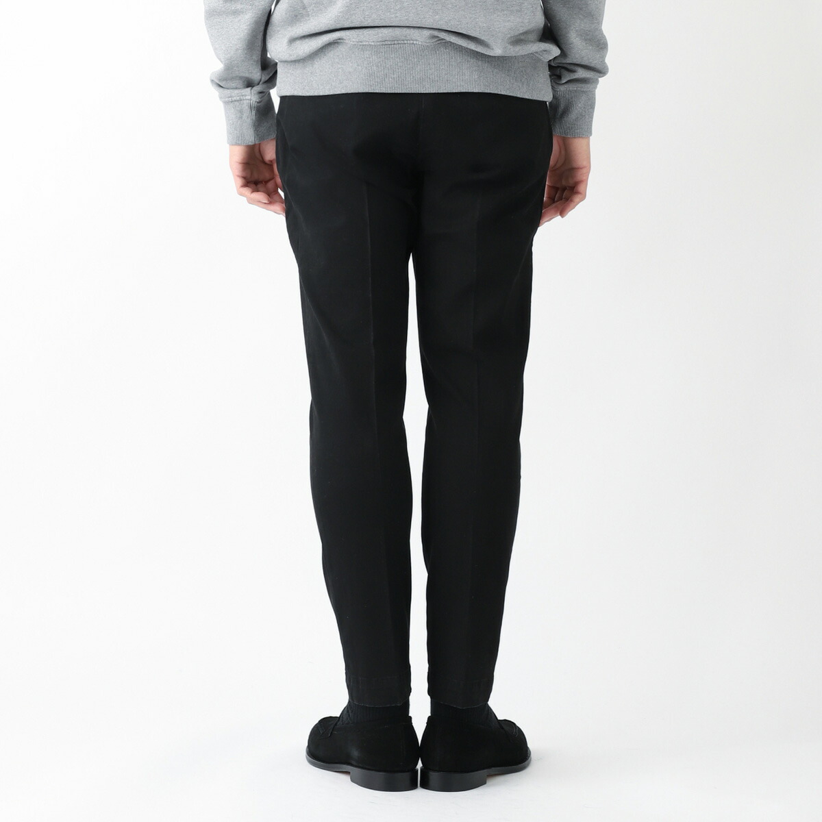 イッセイ:entre amis ダークグレー スラックス イッセイ:entre amis