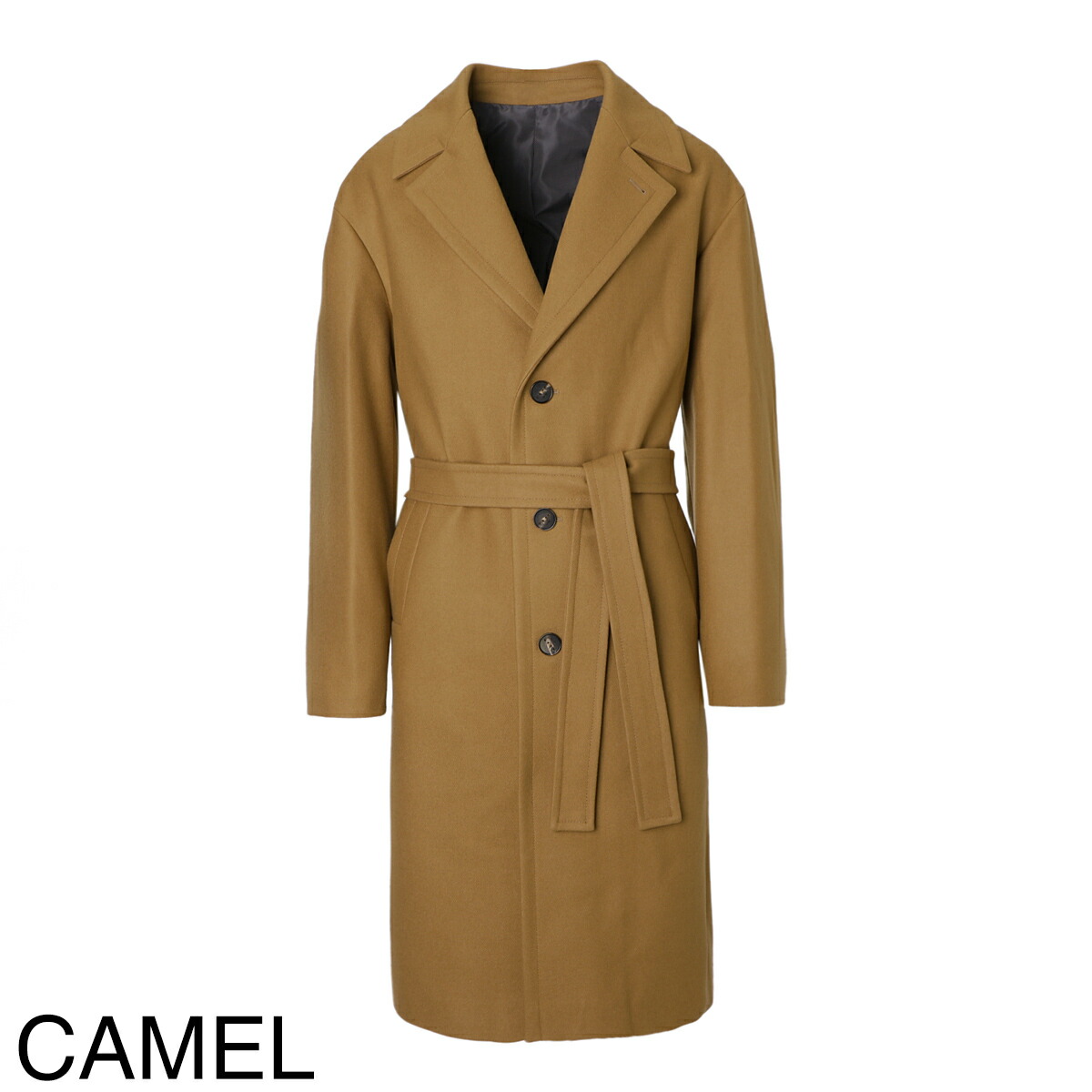 楽天市場】イーヴォ HEVO シングルコート ベルテッドコート メンズ