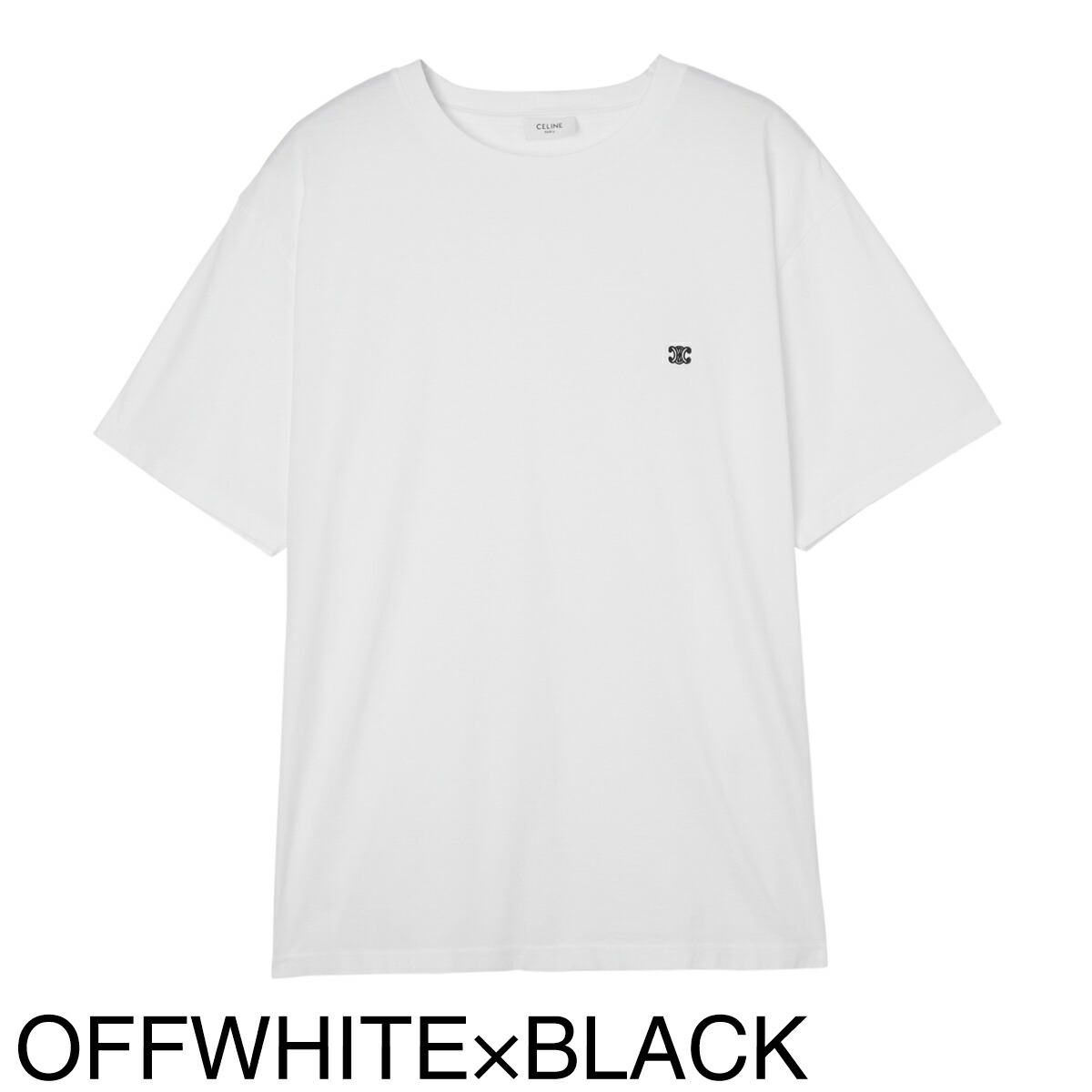 楽天市場】セリーヌ CELINE クルーネックTシャツ メンズ 2x04i 671q