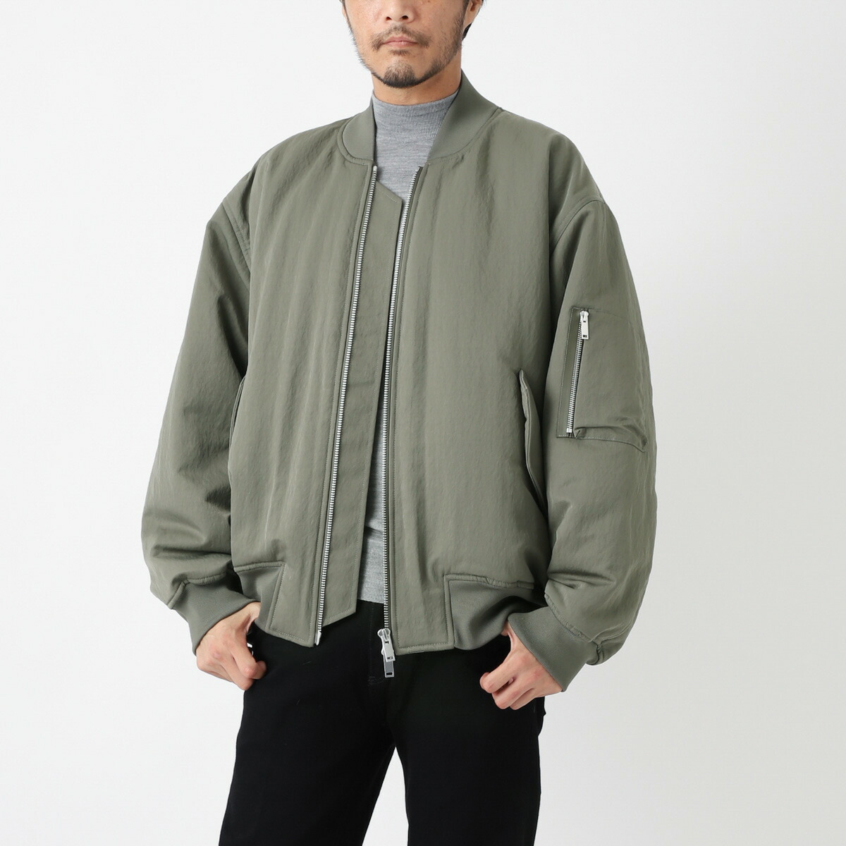 楽天市場】スタジオ ニコルソン STUDIO NICHOLSON 中綿入り ブルゾン