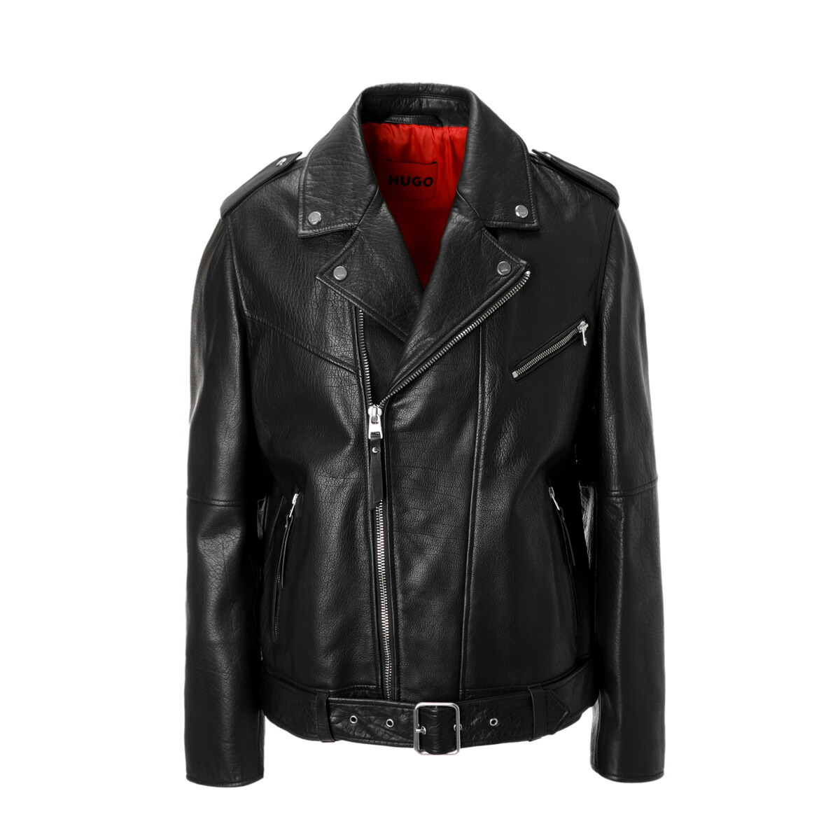 楽天市場】ヒューゴヒューゴボス HUGO HUGOBOSS レザージャケット