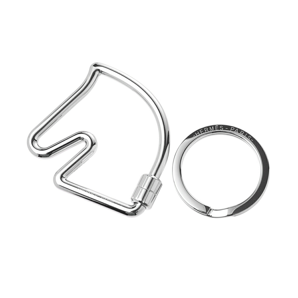 楽天市場】エルメス HERMES キーリング シルバー メンズ 9her06 00121