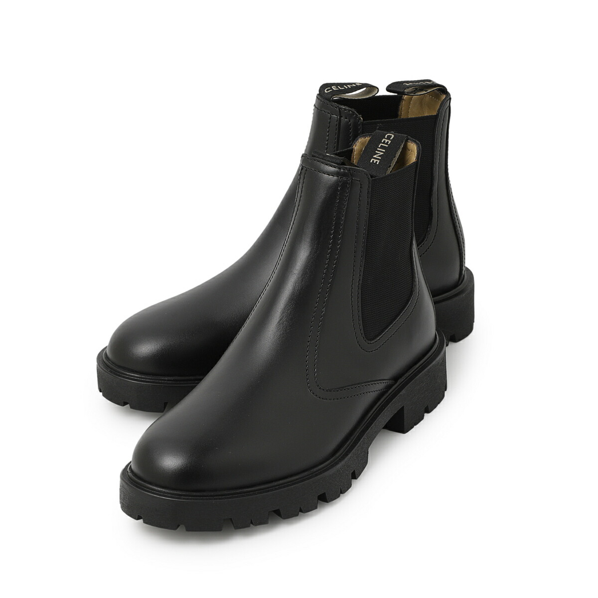 楽天市場】セリーヌ CELINE チェルシーブーツ ブラック レディース