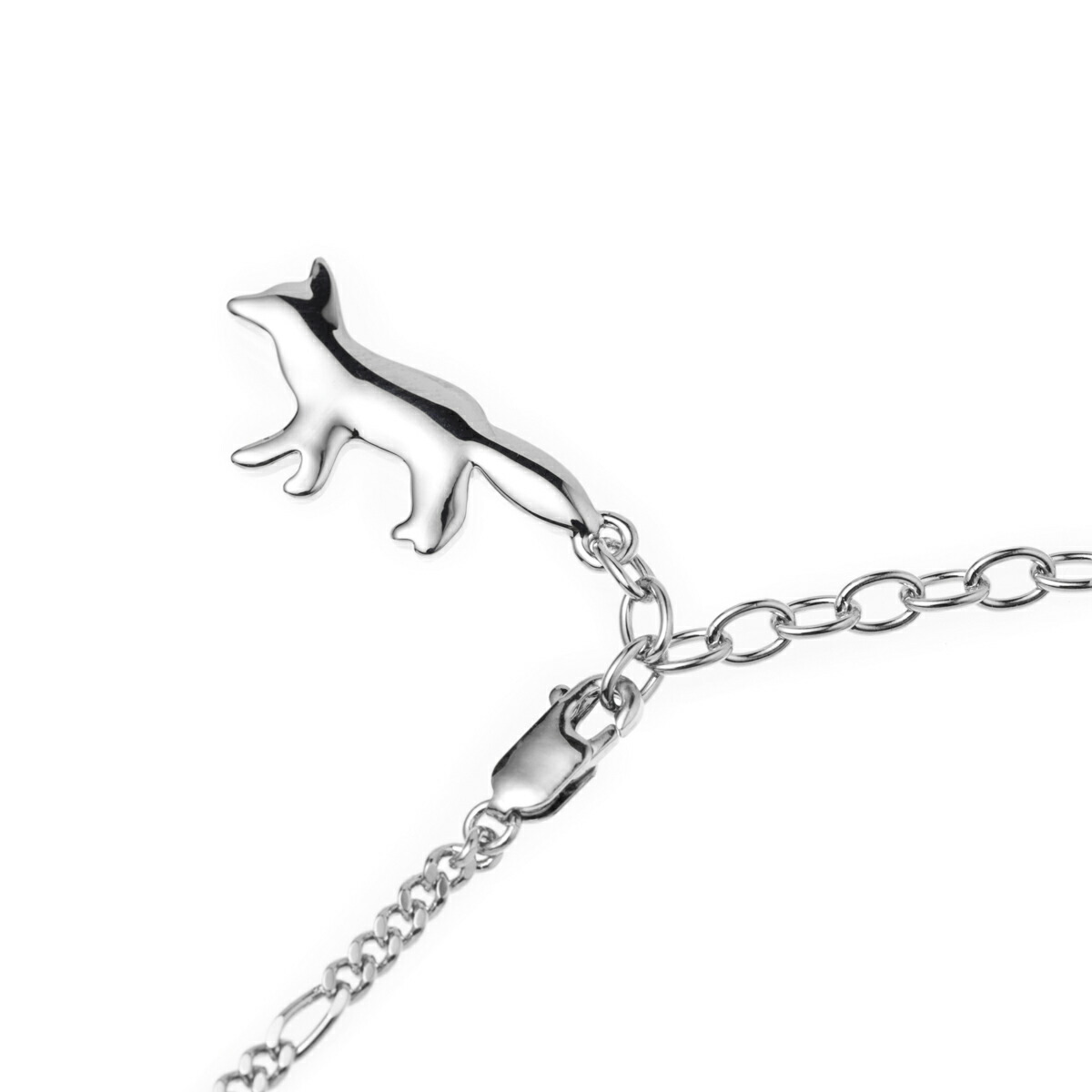 楽天市場】メゾンキツネ MAISON KITSUNE ネックレス シルバー