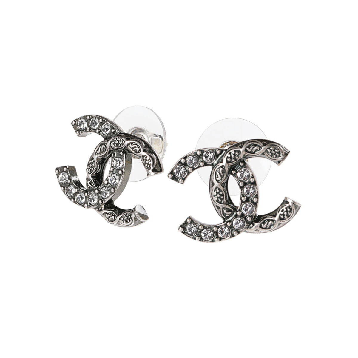 楽天市場】シャネル CHANEL ピアス シルバー レディース abd766 b17147