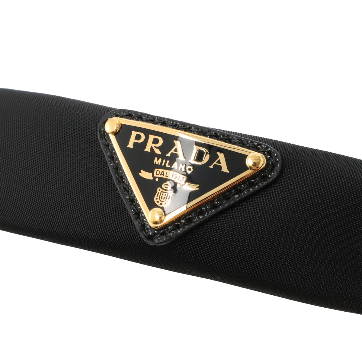 楽天市場】プラダ PRADA カチューシャ ヘッドバンド ブラック