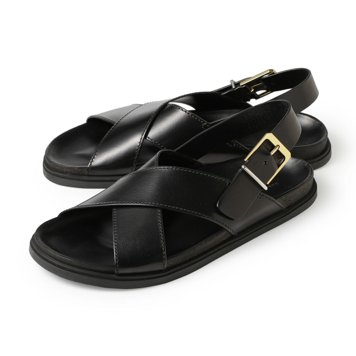 楽天市場】ザ ロウ THE ROW サンダル ブラック レディース 大きい