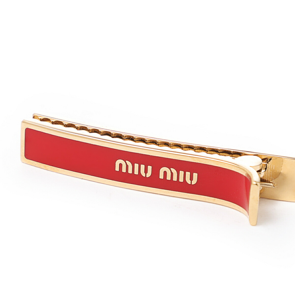 楽天市場】ミュウミュウ miu miu ヘアクリップ 2点セット バレッタ