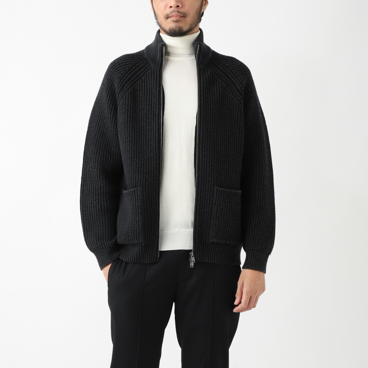 楽天市場】チルコロ CIRCOLO 1901 ジップアップ ニット ブルゾン