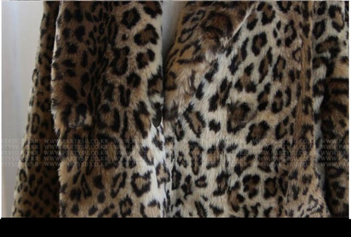 楽天市場】ヒョウ柄 ウールコート. ファーコート 毛皮 ファー コート