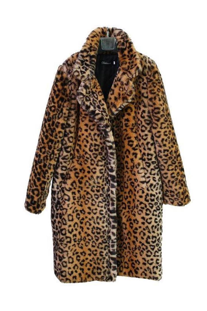 楽天市場】ヒョウ柄 ウールコート. ファーコート 毛皮 ファー コート