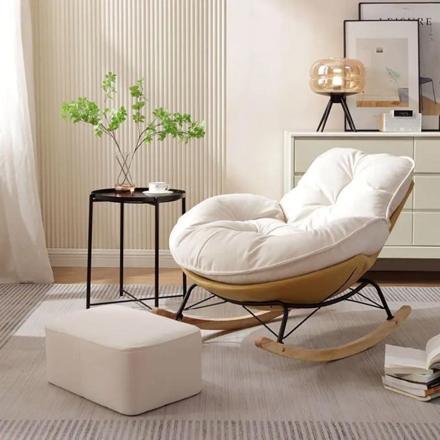 楽天市場】予約[オットマン付き] Z-Pearl ロッキングチェア ロッキング