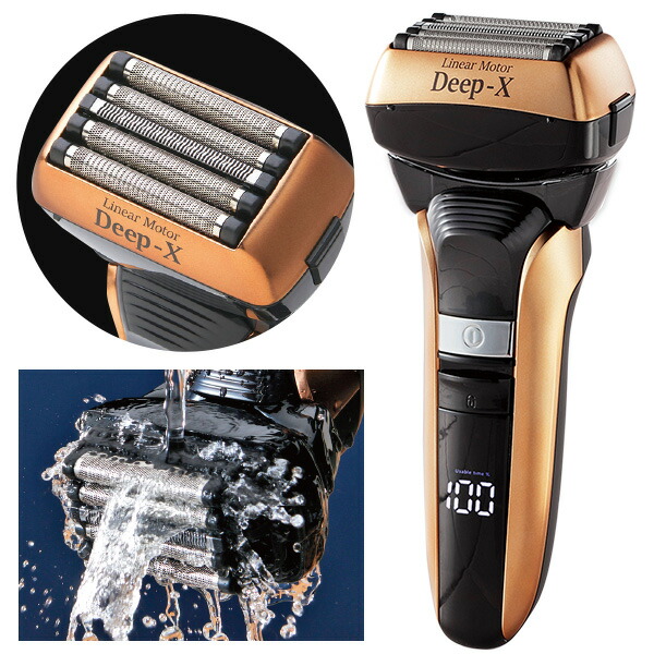 楽天市場】5枚刃シェーバー リニアモーター「ディープX」替え刃セット