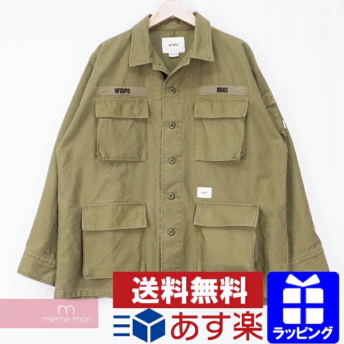 WTAPS JUNGLE LS 01 /SHIRT. COTTON. SATIN