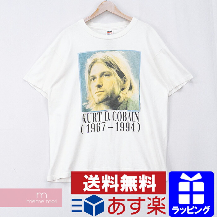 楽天市場】Kurt Cobain Print Tee カート・コバーン 追悼Tシャツ バンT