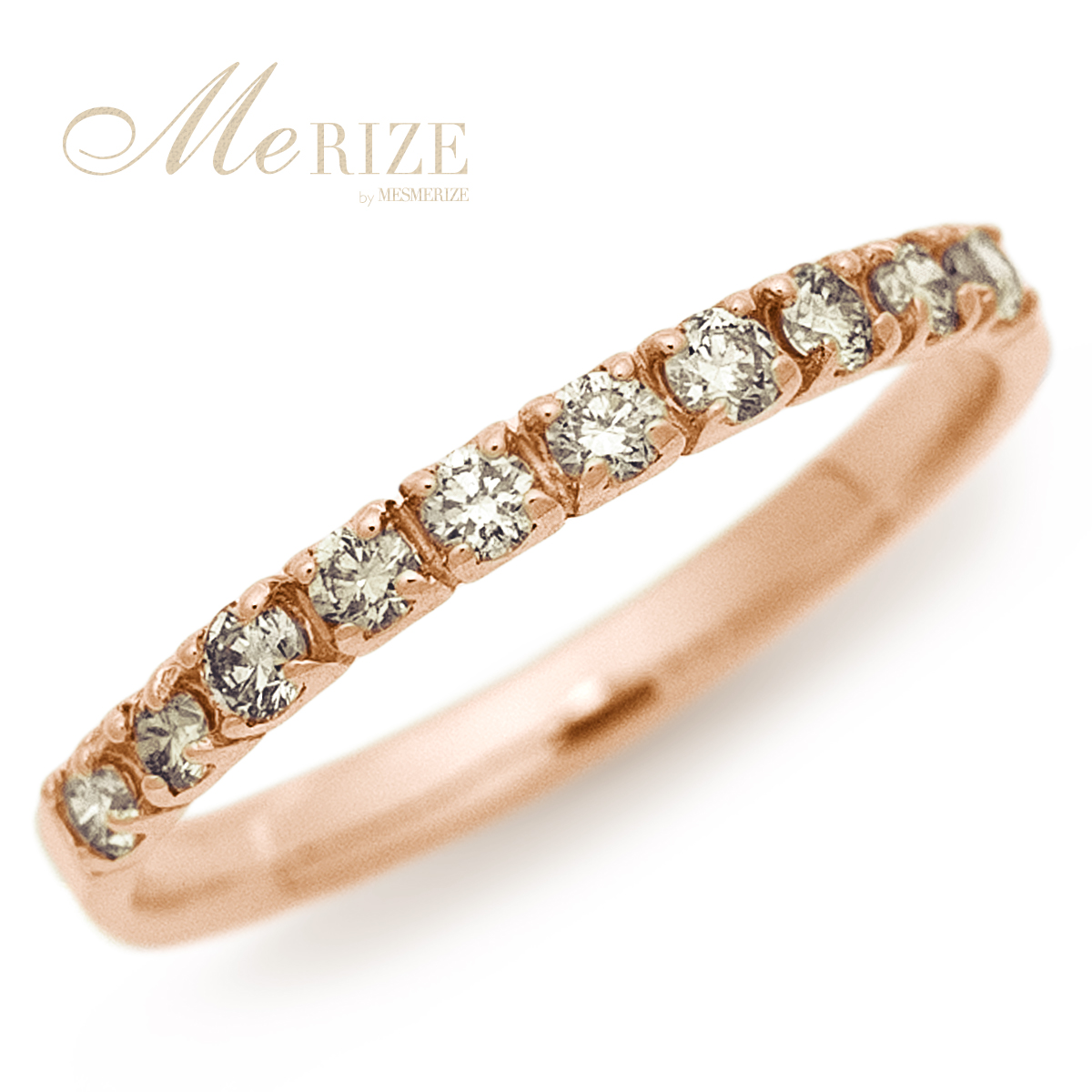 楽天市場】【超特価】天然ダイヤモンド 10石 ハーフエタニティリング