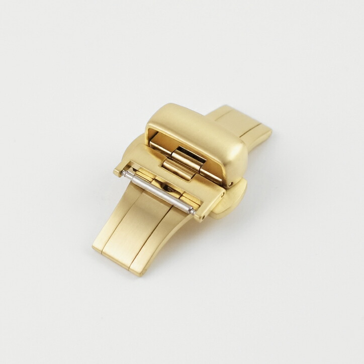 楽天市場】【SALE】Dバックル 革ベルト用バタフライ式 金具 イエロー