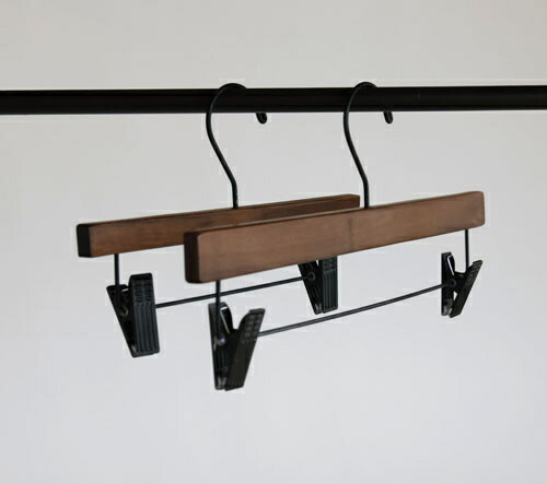 楽天市場】木製 ハンガー プレス ハンガー ロータス L スカート パンツ